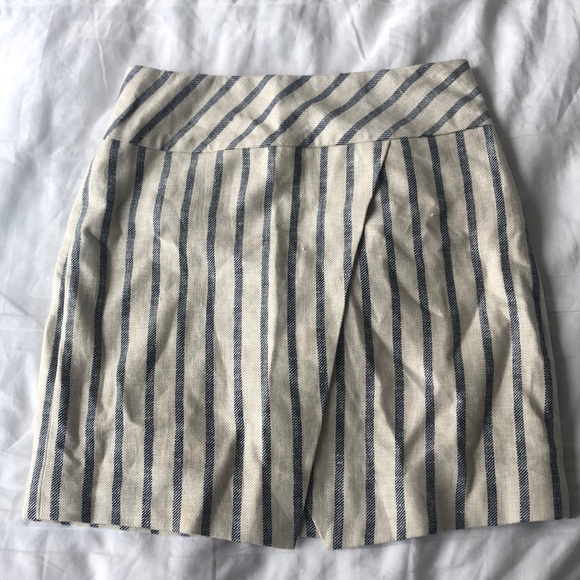 Linen striped skirt - Picture 1 of 1